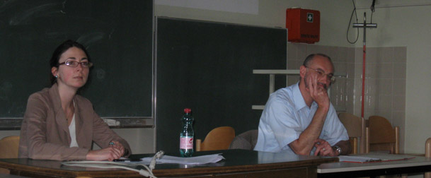 Dr. Heather Morrison und Prof. Wolfgang Schmale